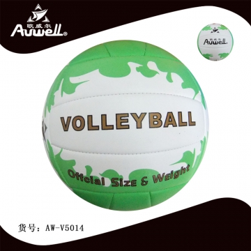AUWELL欧威尔排球迷PVC机缝排球 沙滩训练比赛排球5# AW-V5014