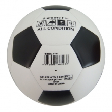 厂家直销 爱迪威克5号足球 校园体育用品标准黑白训练足球WKS593