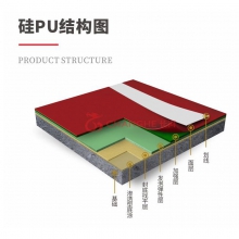 硅PU运动地胶 硅PU室外运动场地 欢迎来电询价采购