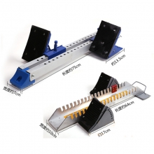 田径比赛铝合金齿轮起跑器 塑胶跑道起跑器